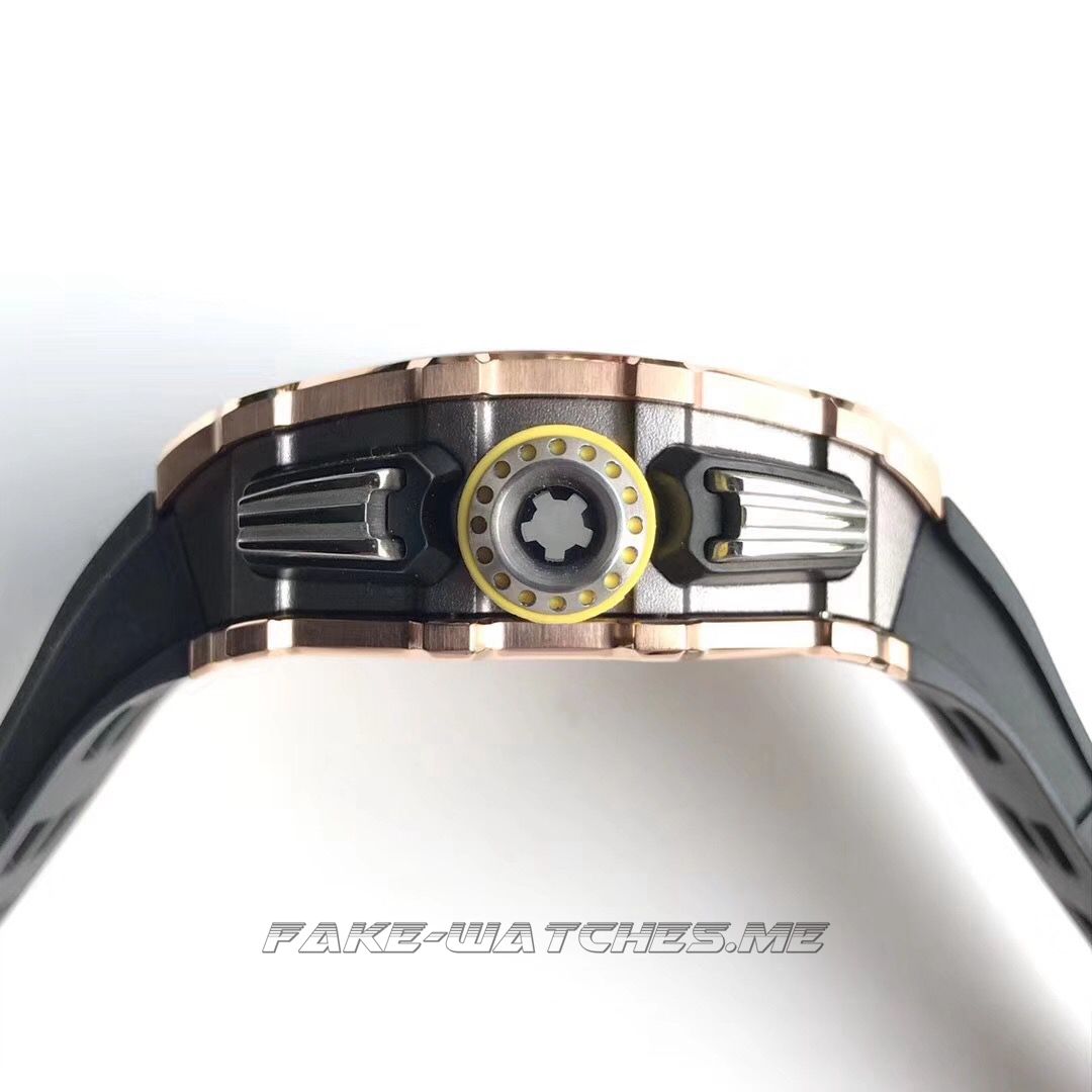 Richard Mille RM011 Felipe Massa Chronograph KV Rose Gold Skeleton Dial